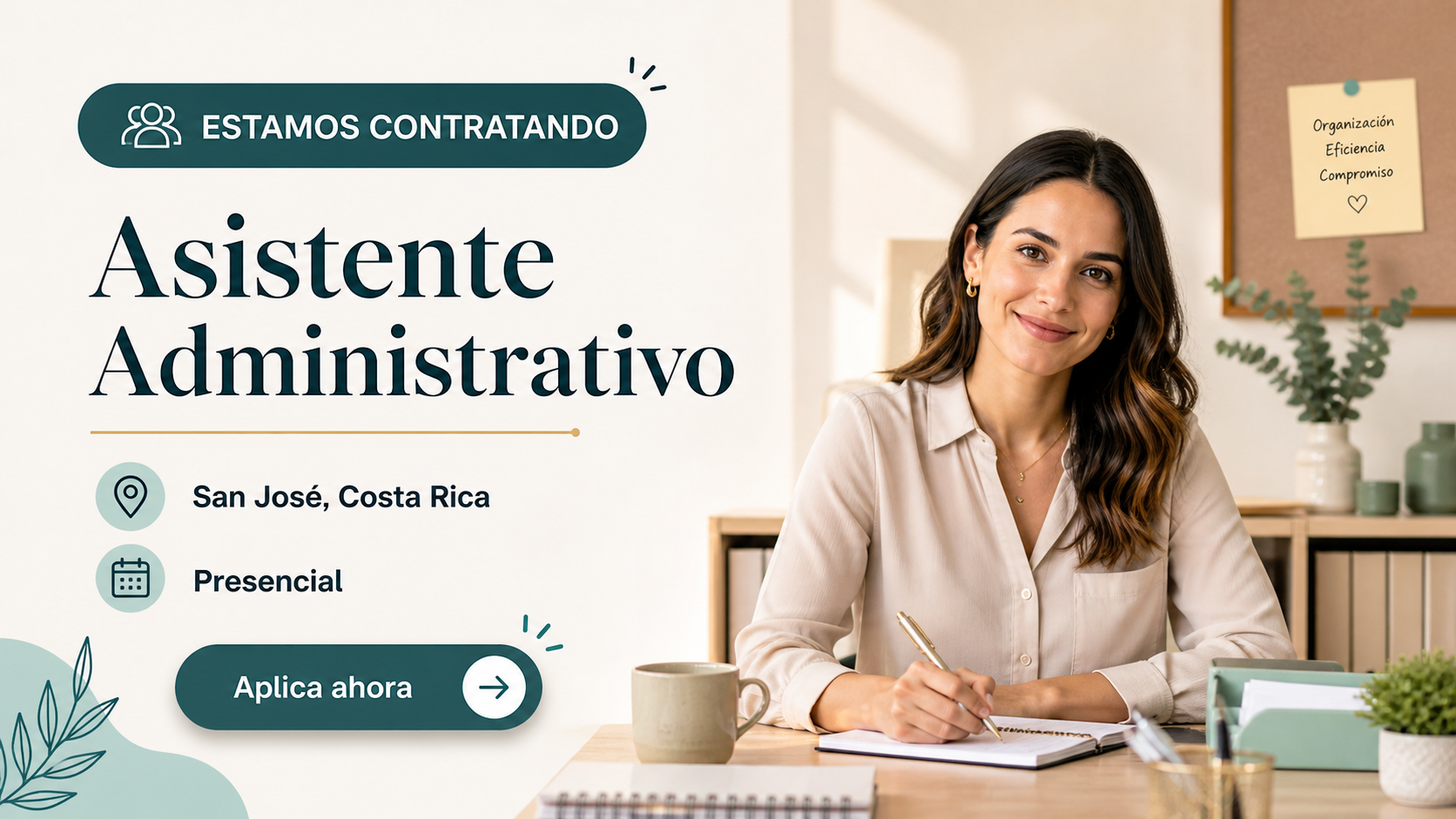 Imagen de la vacante Asistente Administrativo