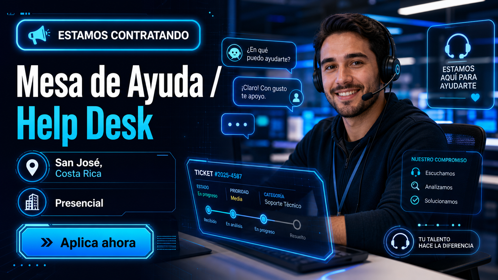 Imagen de la vacante Mesa de Ayuda / Help Desk
